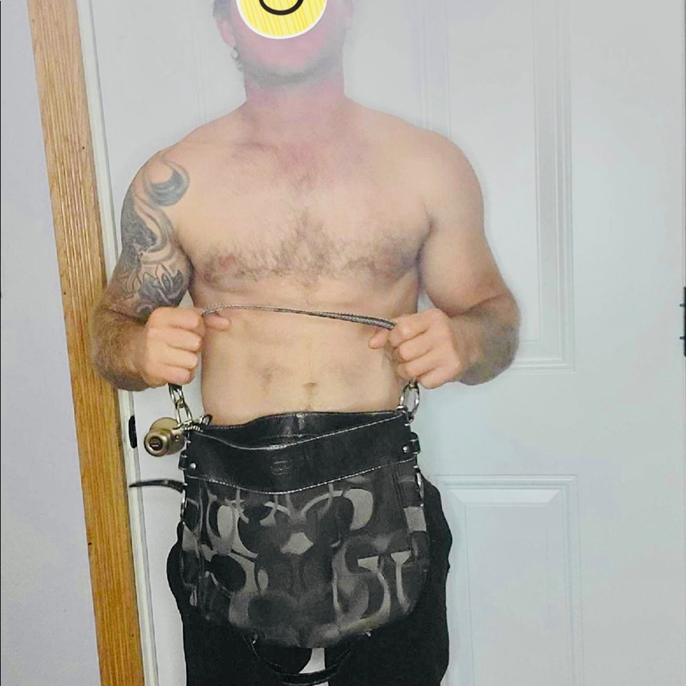 COA! Coach Vintage Signature Logo Bag w/ certificate of authenticity!